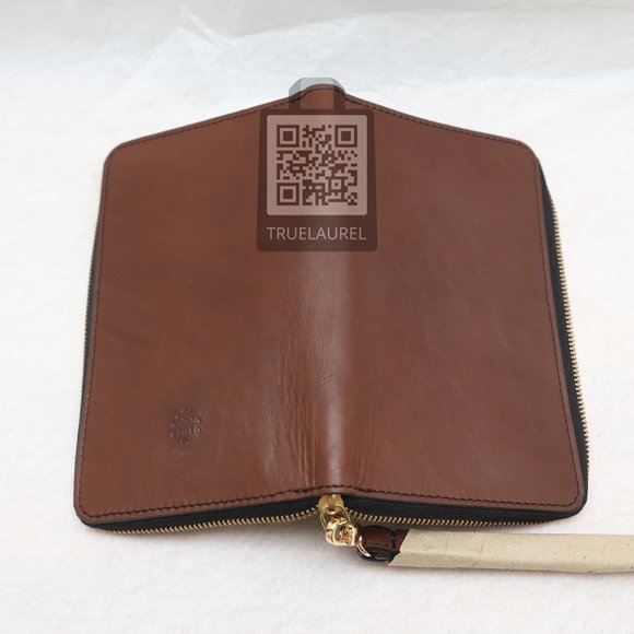 NEW BROWN Travel Wallet Chiaroscuro - Picture 9 of 13